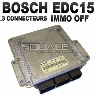 Désactive l'anti démarrage calculateur renault BOSCH EDC15 3 connecteurs immo off