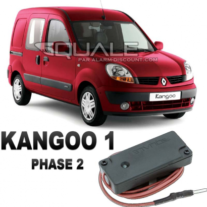 Clé de désactivation d'anti démarrage pour Renault Kangoo phase 2
